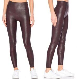 SPANX Shiny Brown Leggings